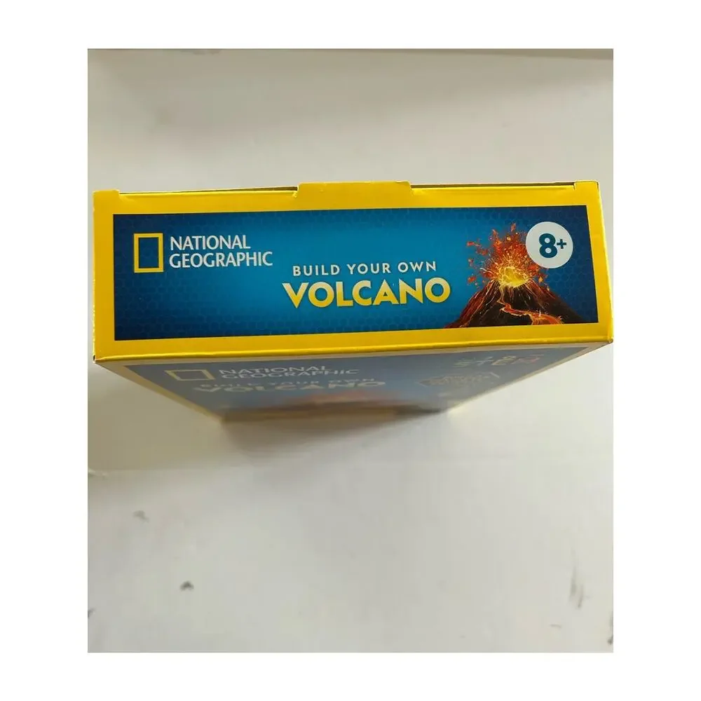 National Geographic Build Your Own Volcano Kids Erupt Explosion NEW Unopened